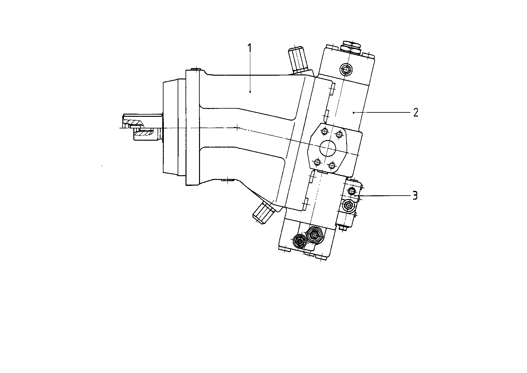 A A6V M 500 HD1D /63W2-PPH027 B — Zeichnung