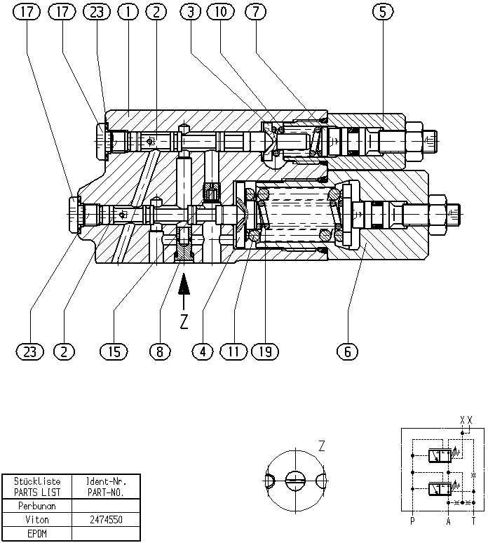 CONTROL VALVE — Zeichnung