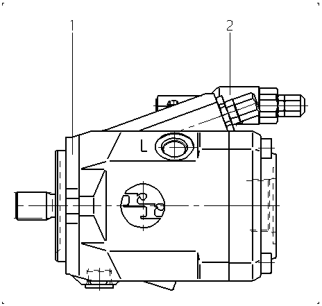 A AA10V O 28 DR /50R-PSC64N00 — Zeichnung