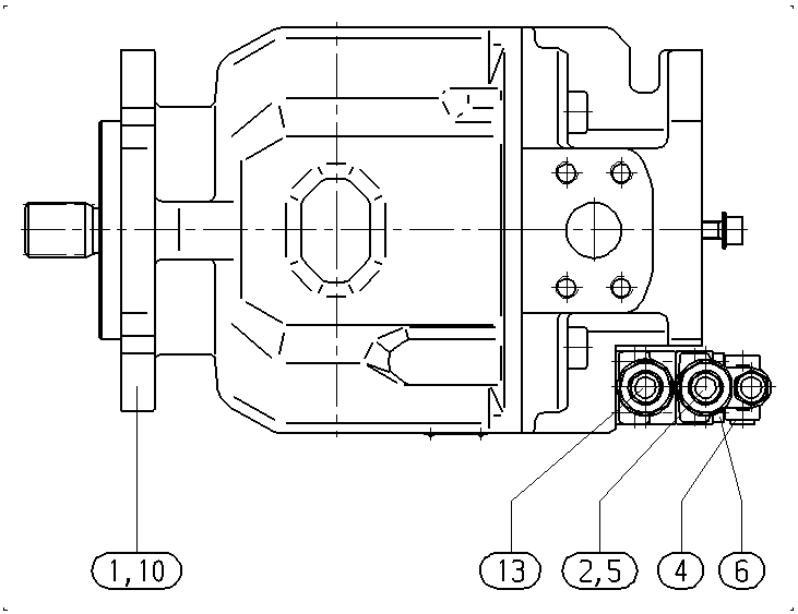 AHA10VO100DFR1/31R-VUD62K01-S1628 — Zeichnung