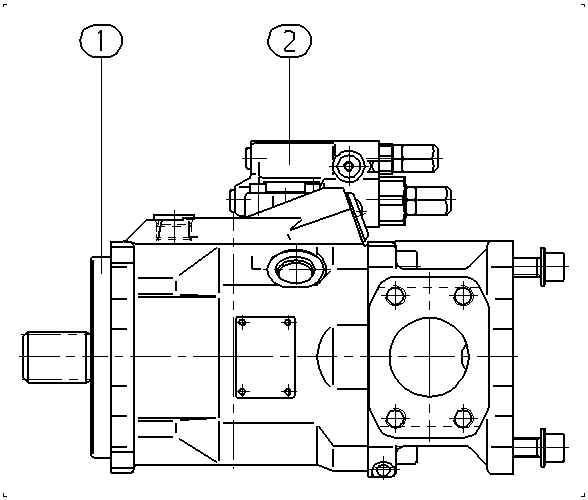 A A10V O 60 DR /52R-PSD62K02 — Zeichnung