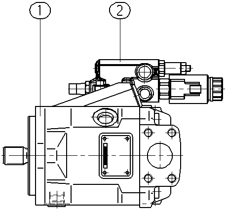 A A10V O 28ED 74/52R-VSC62N00P — Zeichnung