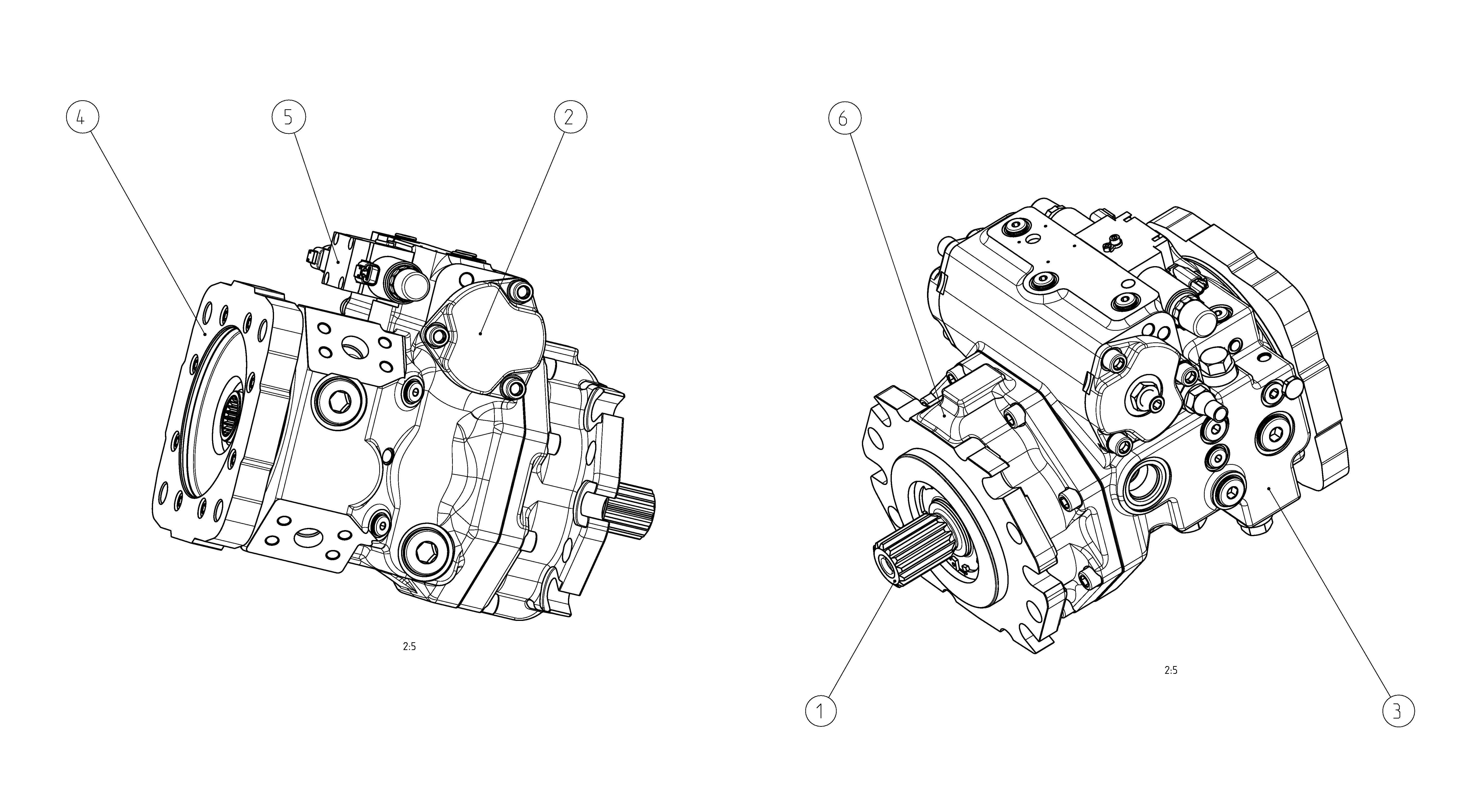 A4VG110EP4DP000/40MRND6T11FD4V8AS00-0 — Zeichnung