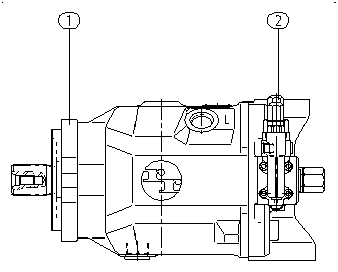 AA10VO100DFR1/31R-PSC62N00-SO169 — Zeichnung