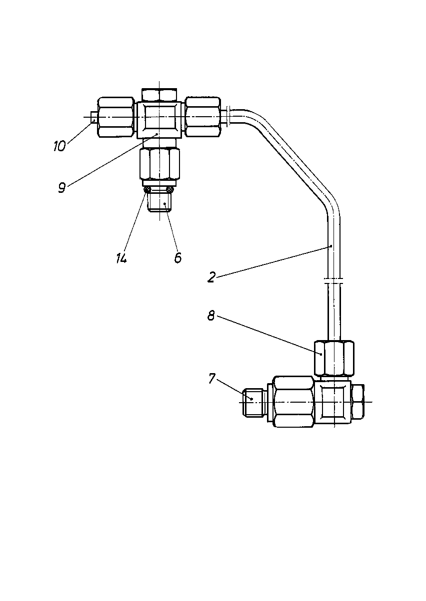 HYDRAULIC LINE — Zeichnung