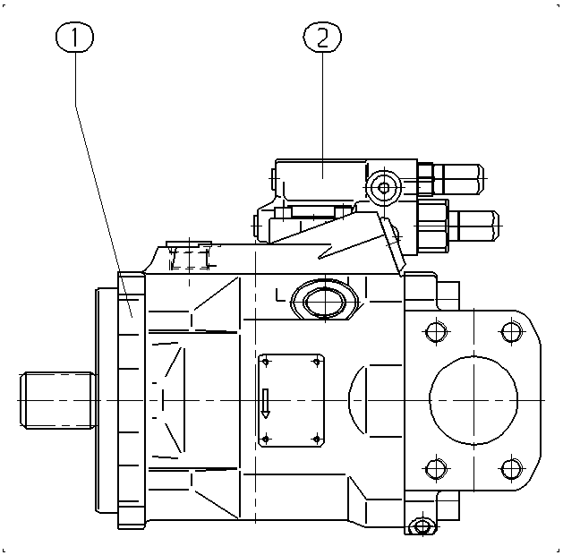 AA10VO60DFR/52R-PSD62N00-SO547 — Zeichnung