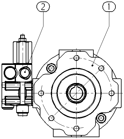 A AA10VSO 45 DR /31R-VKC62K05 -S2709 — Zeichnung