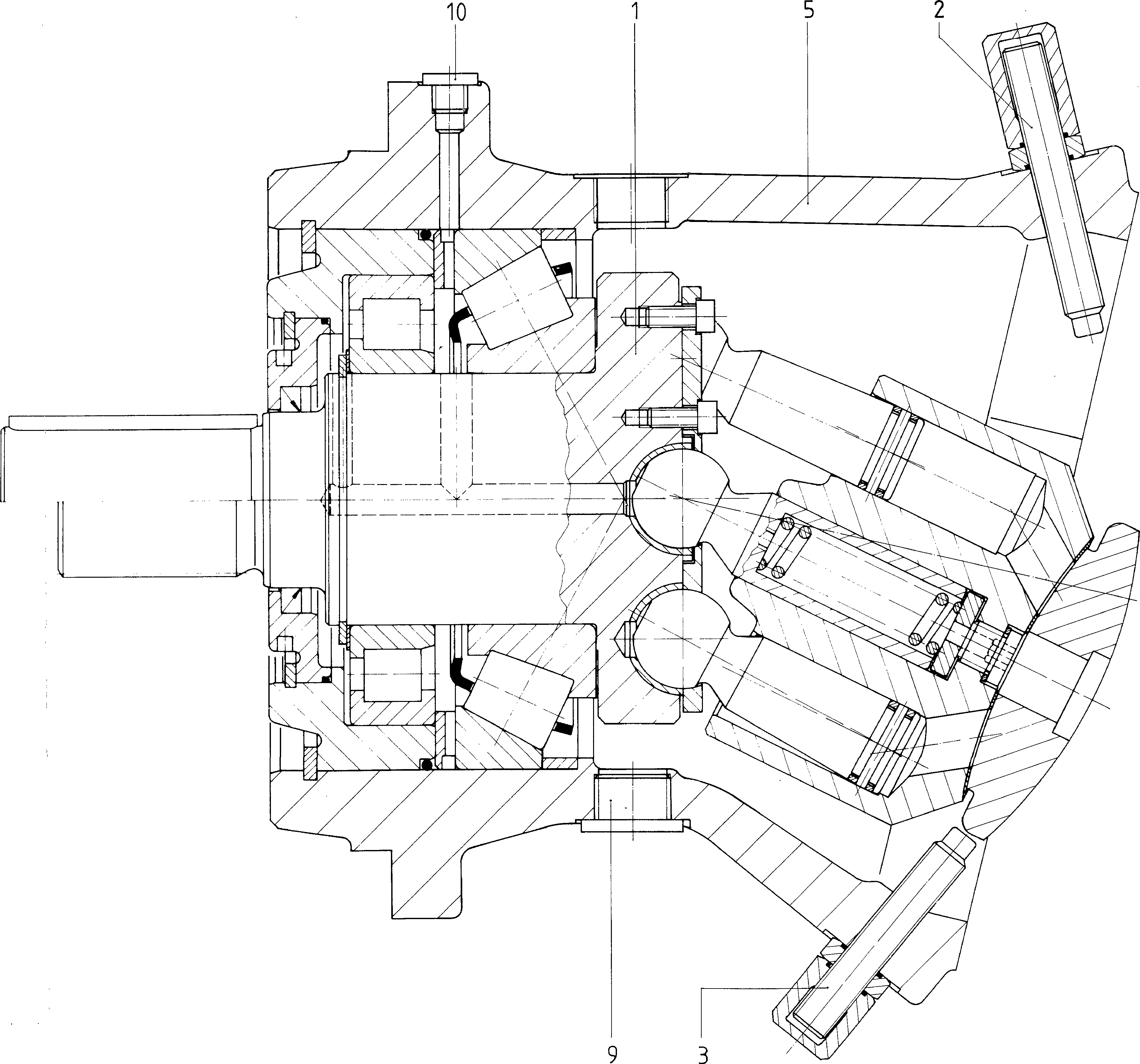 AXIAL-PISTON MOTOR — Zeichnung