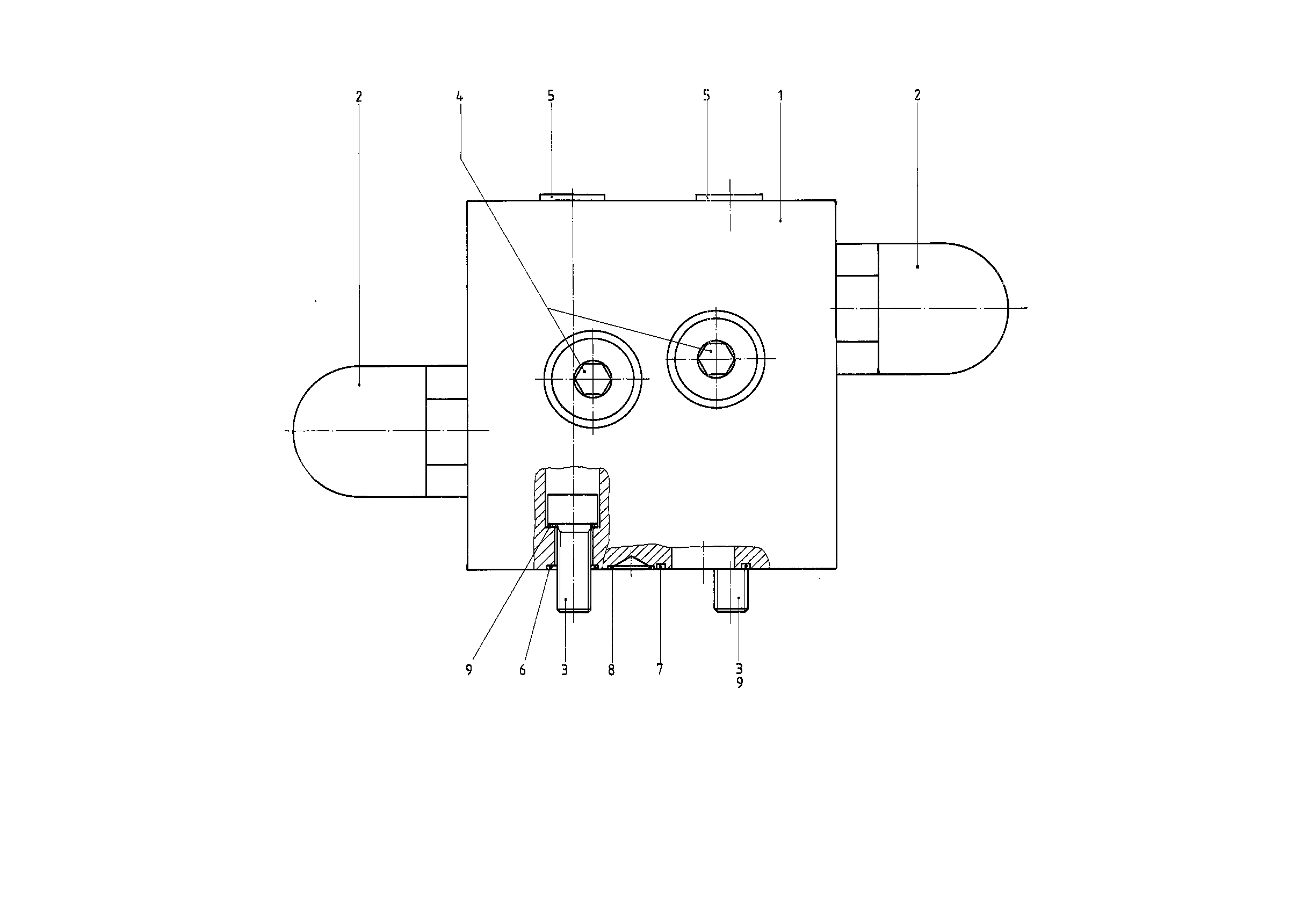 VALVE BLOCK — Zeichnung