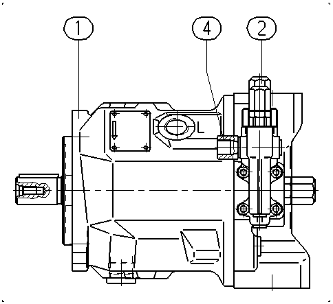 A A10VSO 45 DRG /31R-PPA12N00 -SO277 — Zeichnung