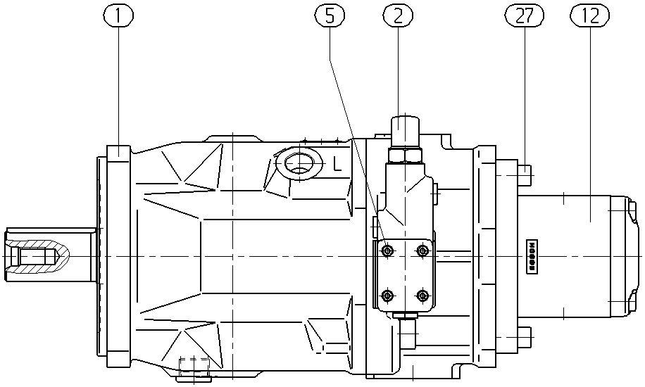 AA10VSO140DR/31R-PPB12L60 — Zeichnung