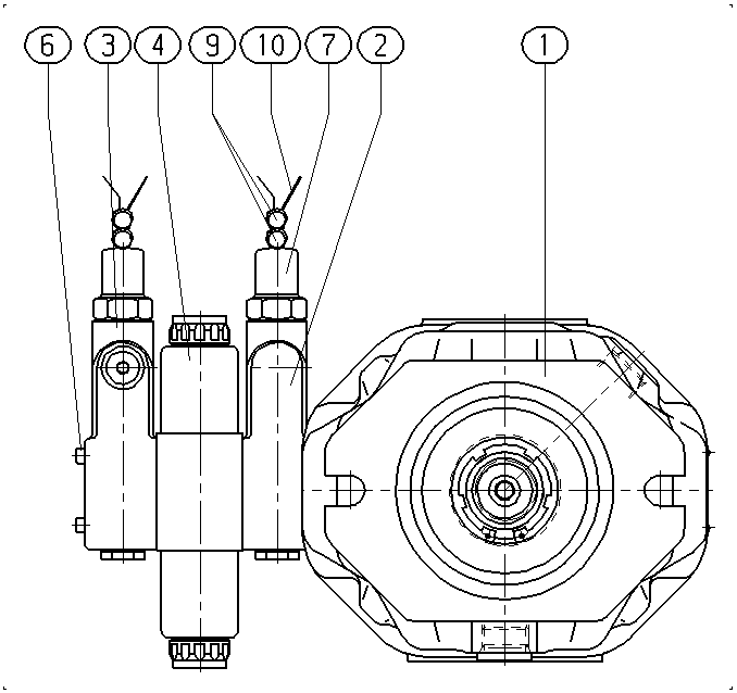 AXIAL-PISTON PUMP — Zeichnung