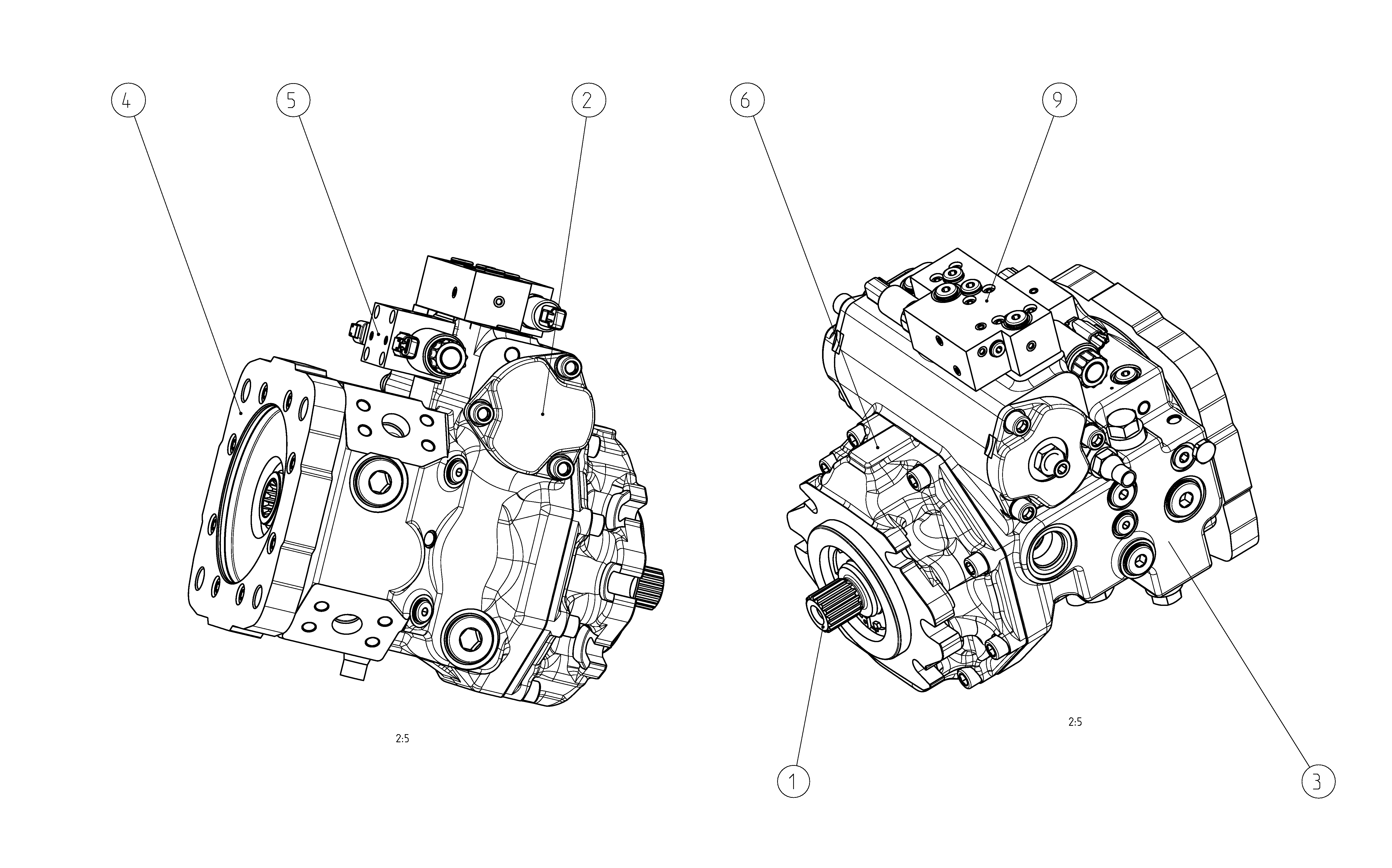 AXIAL-PISTON PUMP — Zeichnung