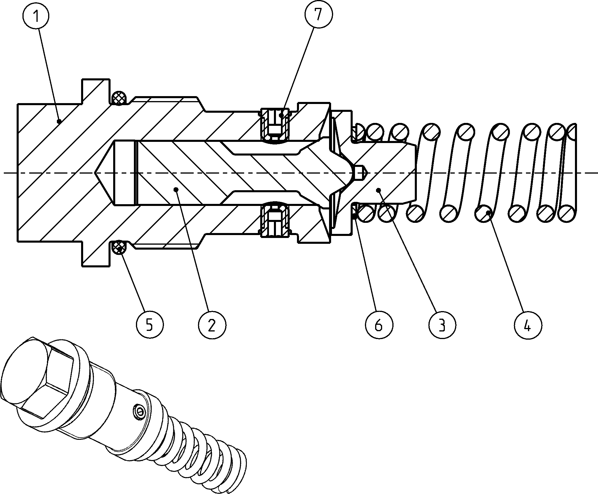 PRESSURE RELIEF VALVE — Zeichnung