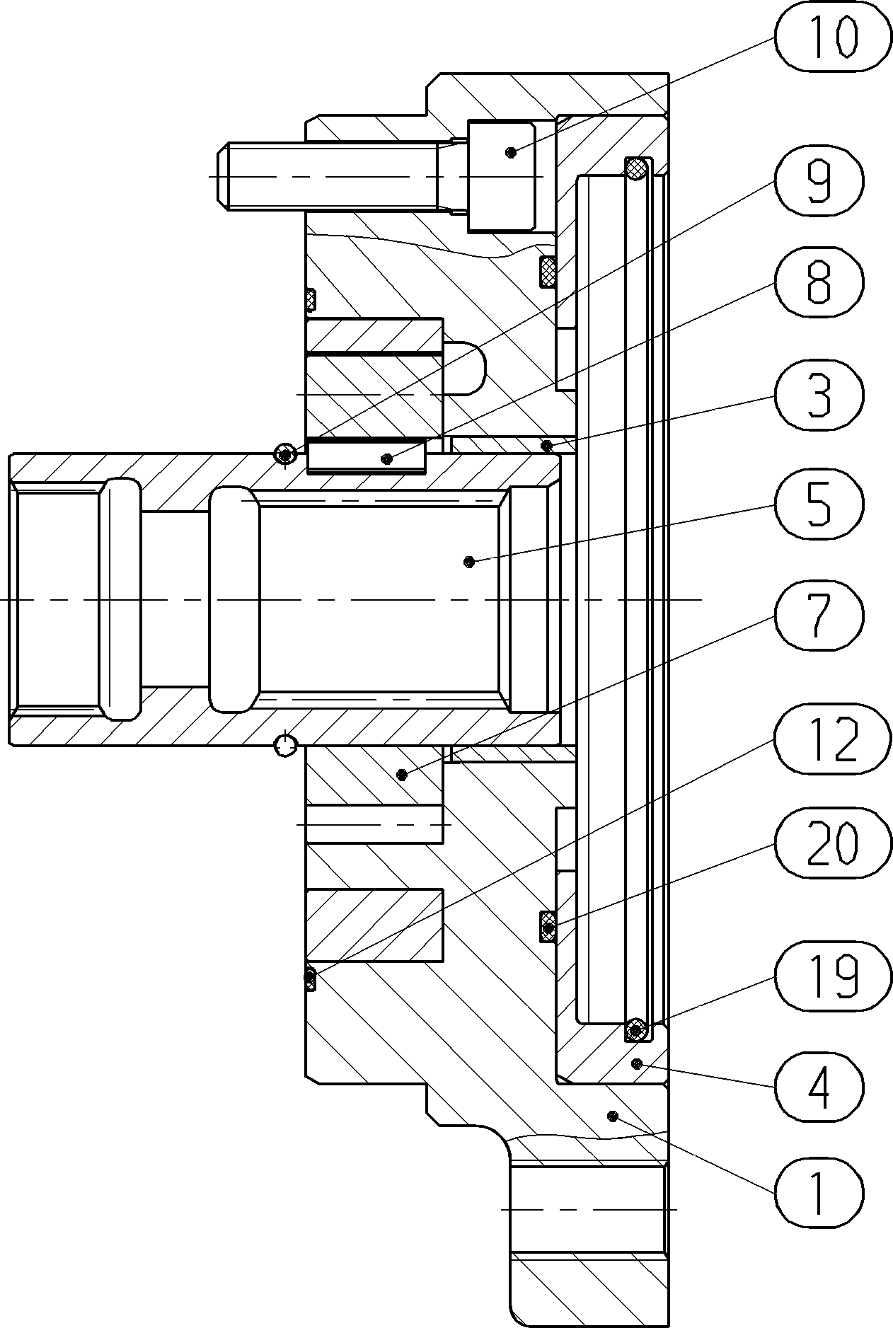 INTERNAL GEAR PUMP — Zeichnung