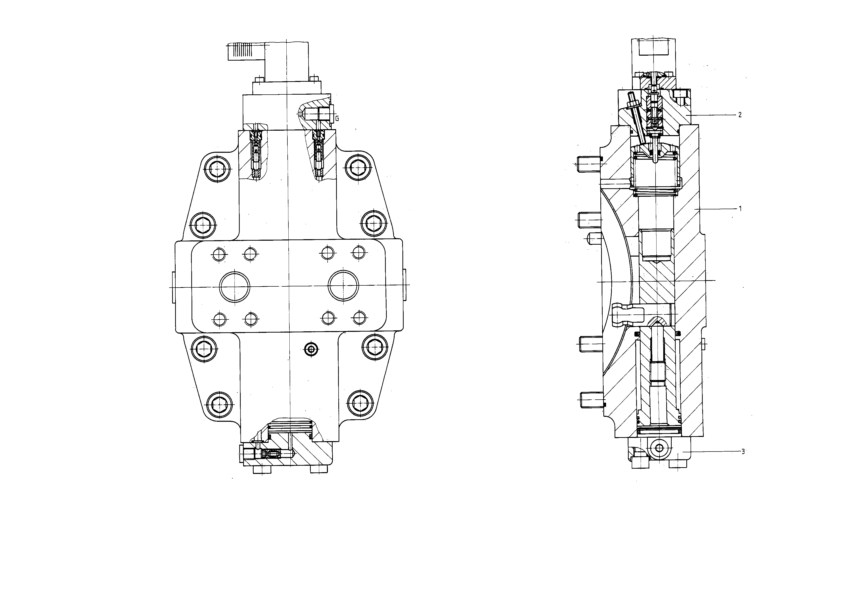 V A6V M 250 EZ2 /61-P010 — Zeichnung