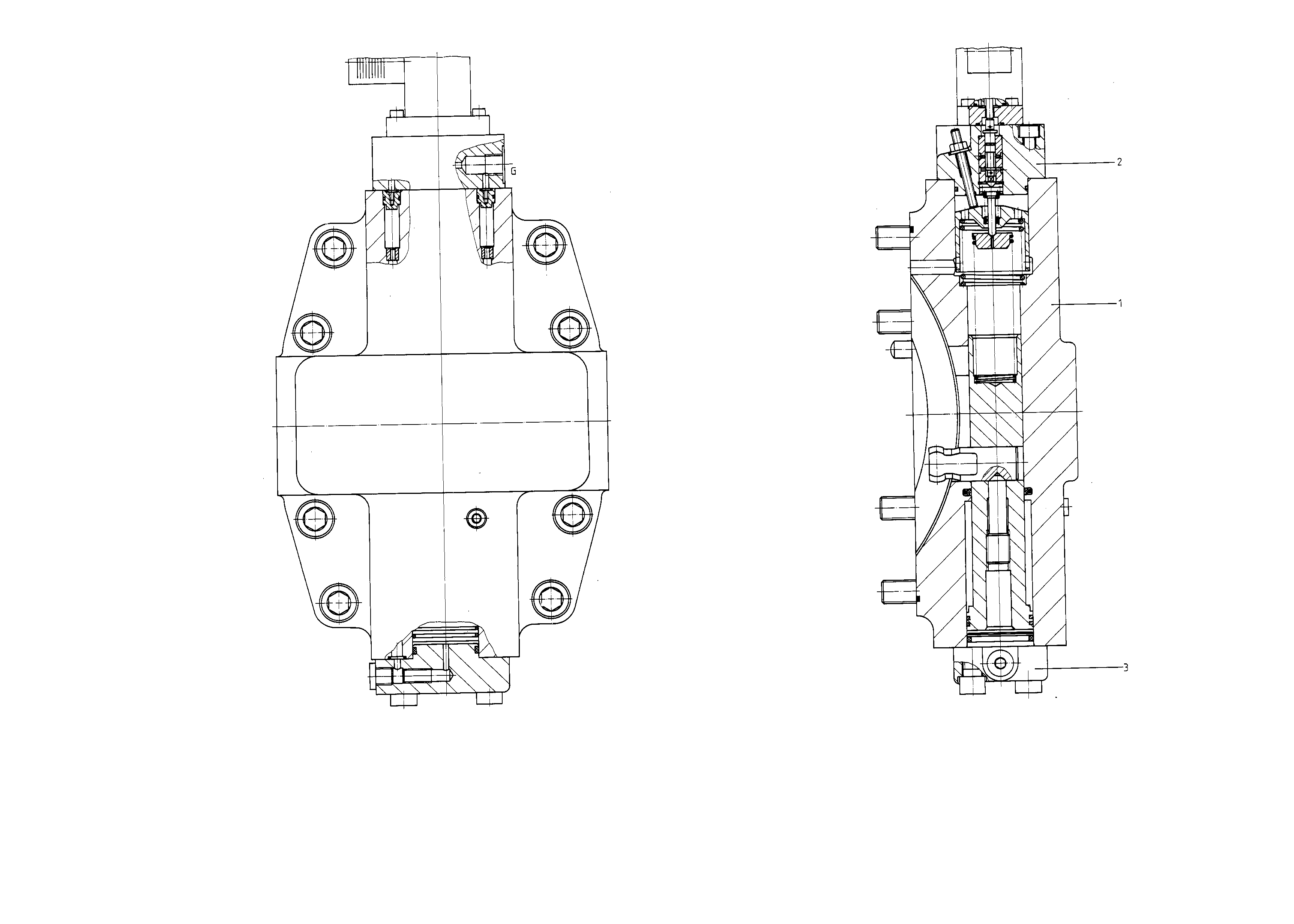 V A6V M 250 EP2 /61-P020B -SO 10 — Zeichnung