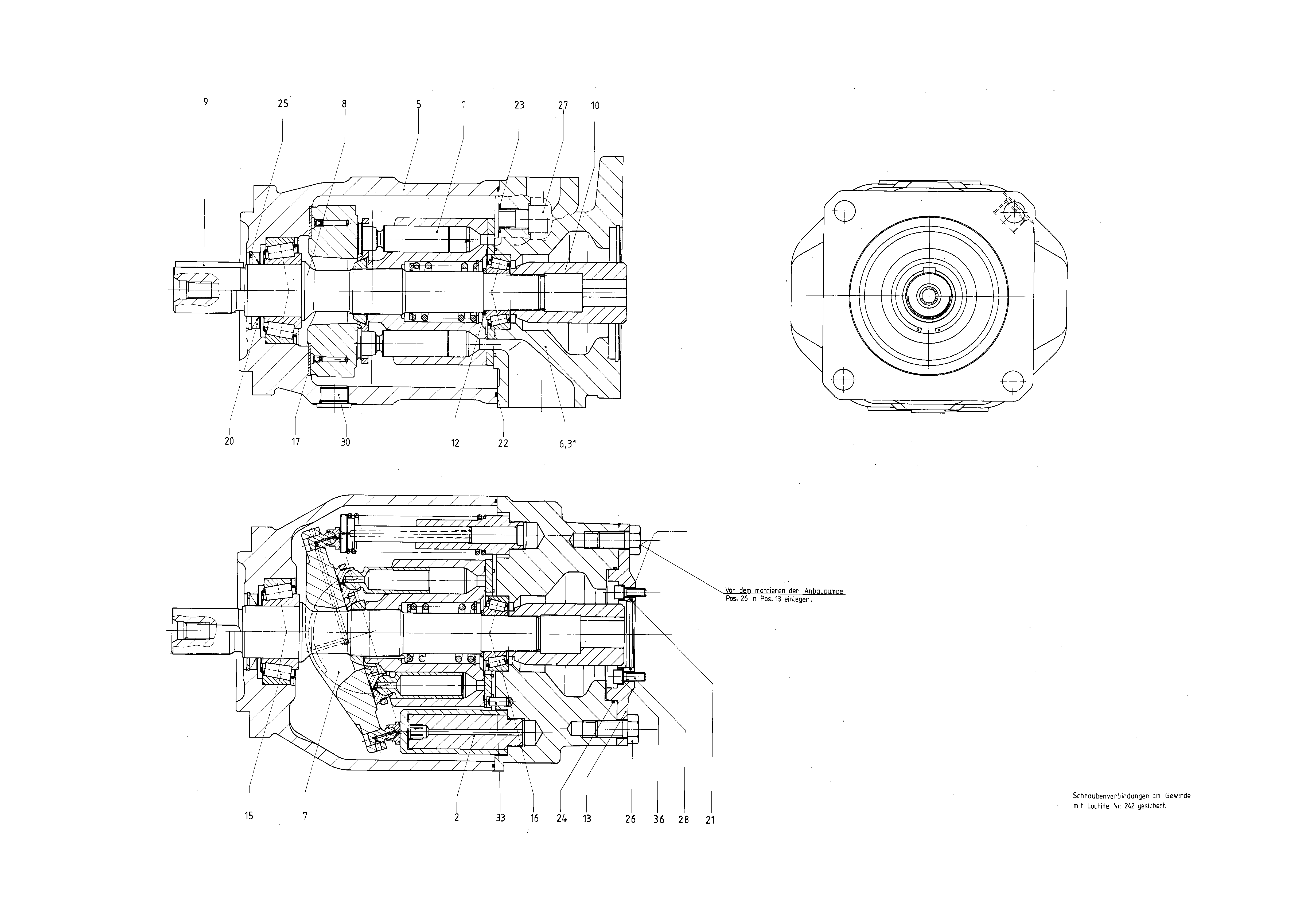 G A10VSO140 OV /31R-VPB12K57 — Zeichnung
