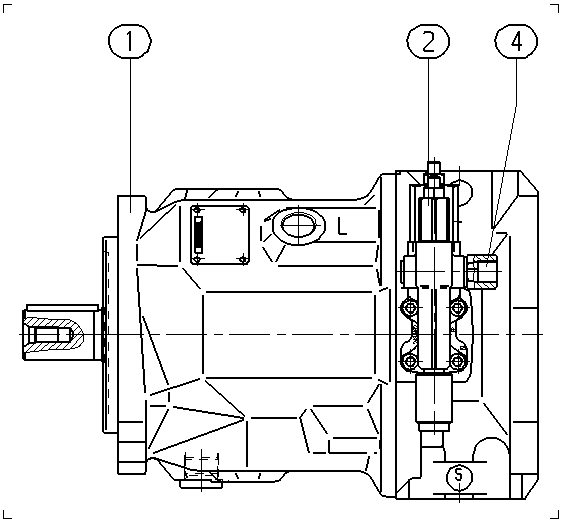 A A10VSO 71 DFR1/31R-VPA42K04 -SO127 — Zeichnung