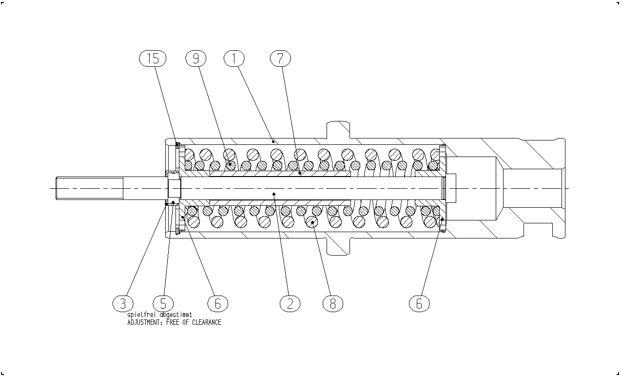 POSITIONING PISTON — Zeichnung