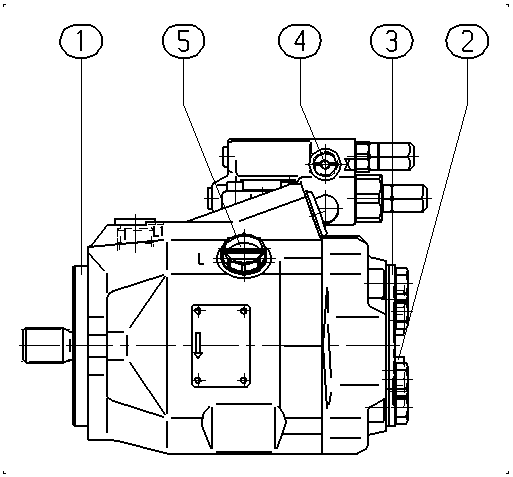 AL A10V O 45 DRG /52R-VUC11N00 -S1171 — Zeichnung
