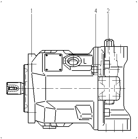 A A10V O 28 DRG /31L-VSC12N00 -SO267 — Zeichnung