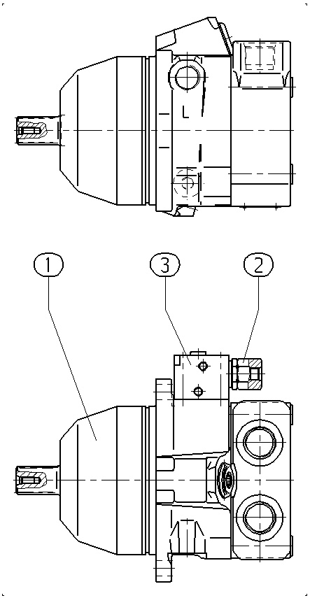 AA10VE45HZ6/52W1-VRF66N000-S2619 — Zeichnung