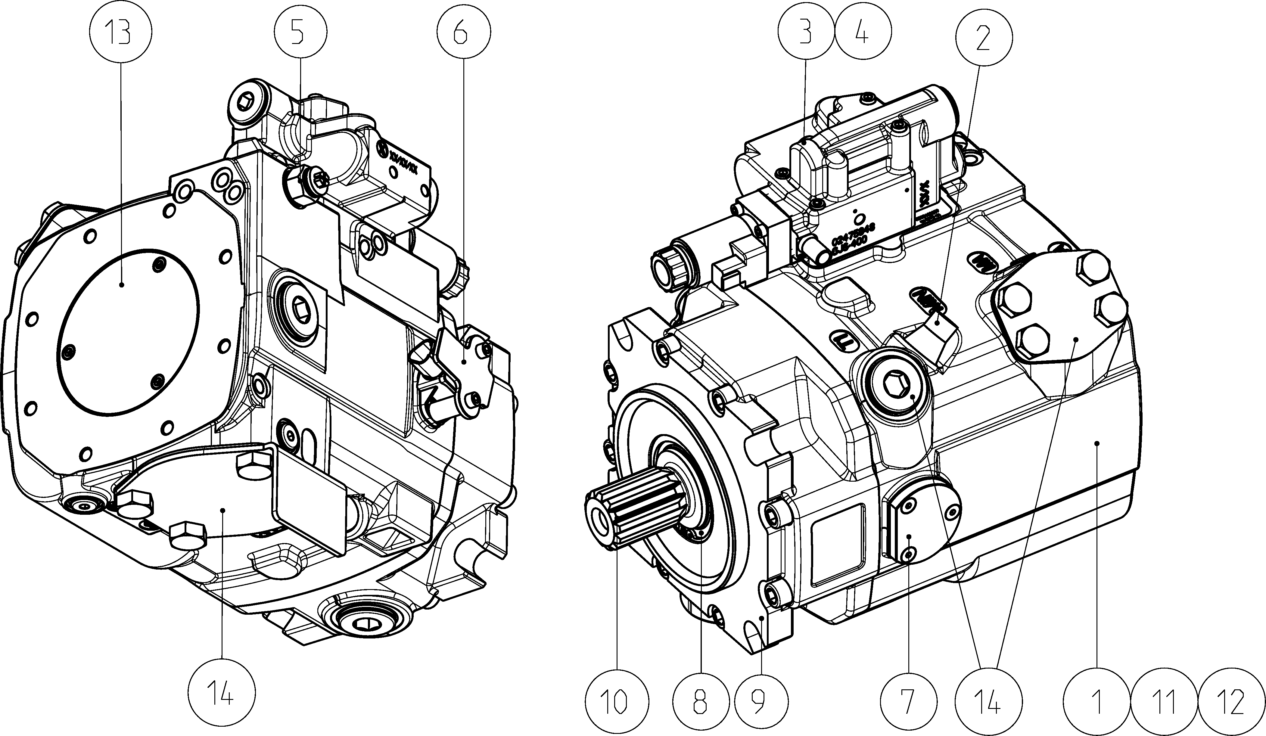 LA11VO145E1BPK/40MRVD4T11EU0000-0 — Zeichnung