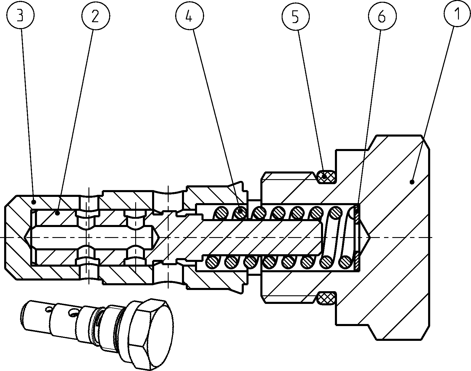 BRAKE RELEASE VALVE — Zeichnung
