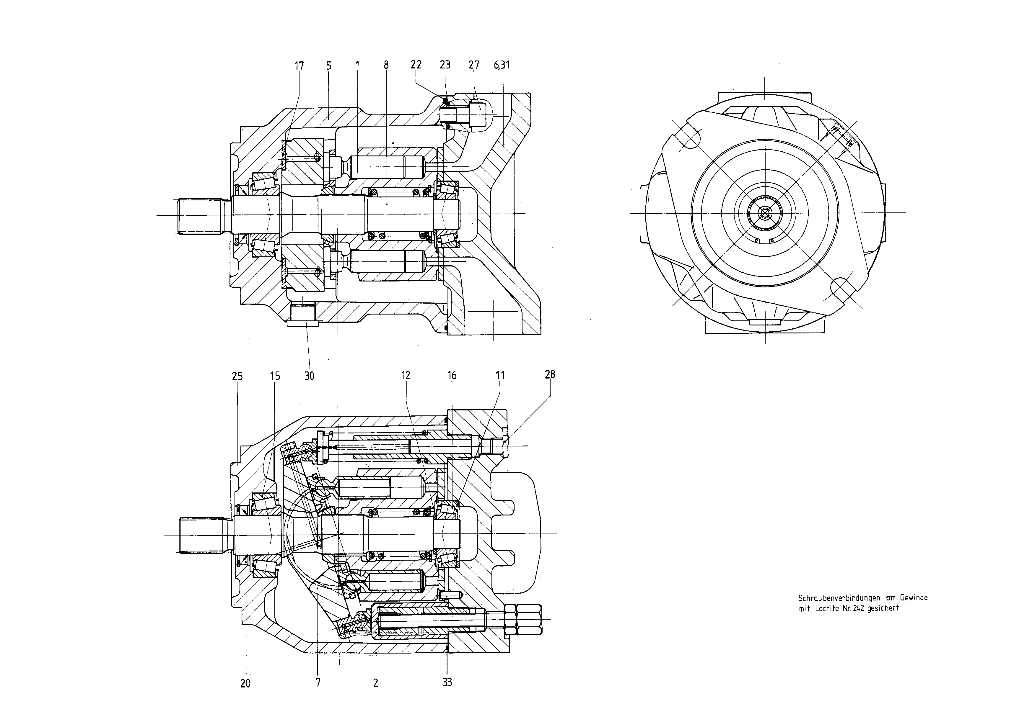 G A10V O 71 OV /31R-VSC92N00 -SO 97 — Zeichnung