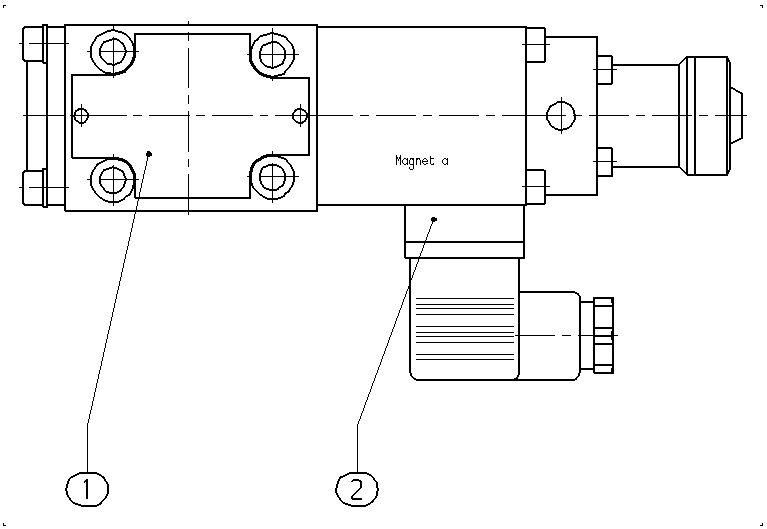 PROPORTIONAL PRESSURE RELIEF VALVE — Zeichnung