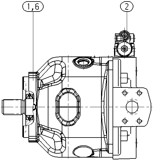 AXIAL-PISTON PUMP — Zeichnung