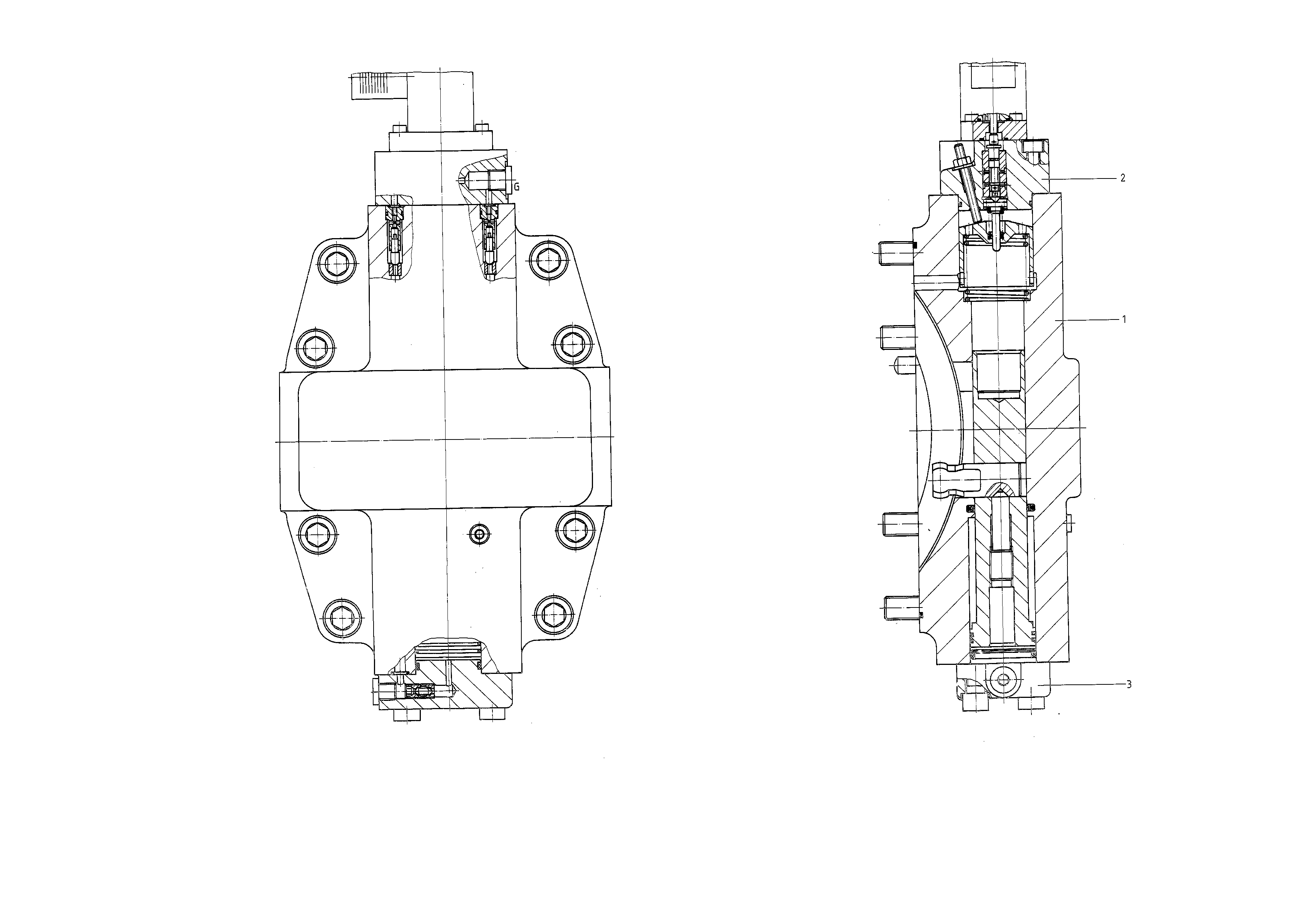 V A6V M 250 EZ2 /61-P020B — Zeichnung