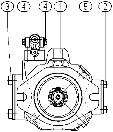 AL A10V O 45 DFR1/52L-VSC12N00 -S2627 — Zeichnung