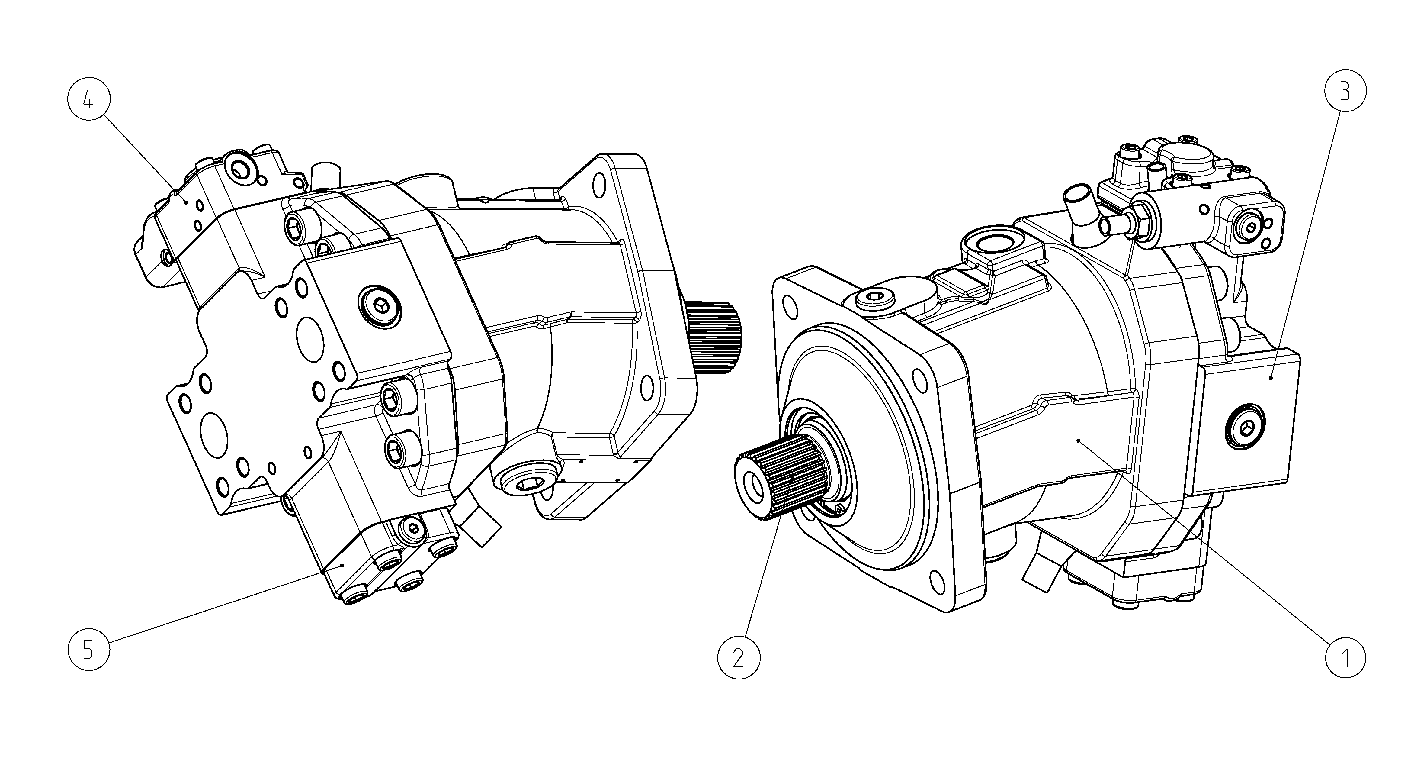 A6VM150HP5D10001F/71NWV0R4A2100-Y — Zeichnung