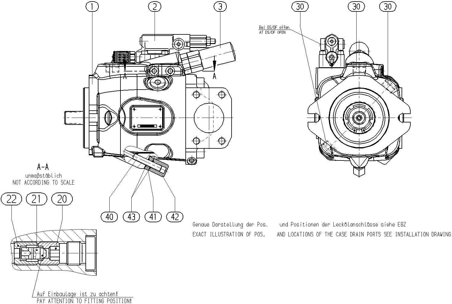 A A10V O 63LA7DS/53R-VSC12N00 -S2652 — Zeichnung