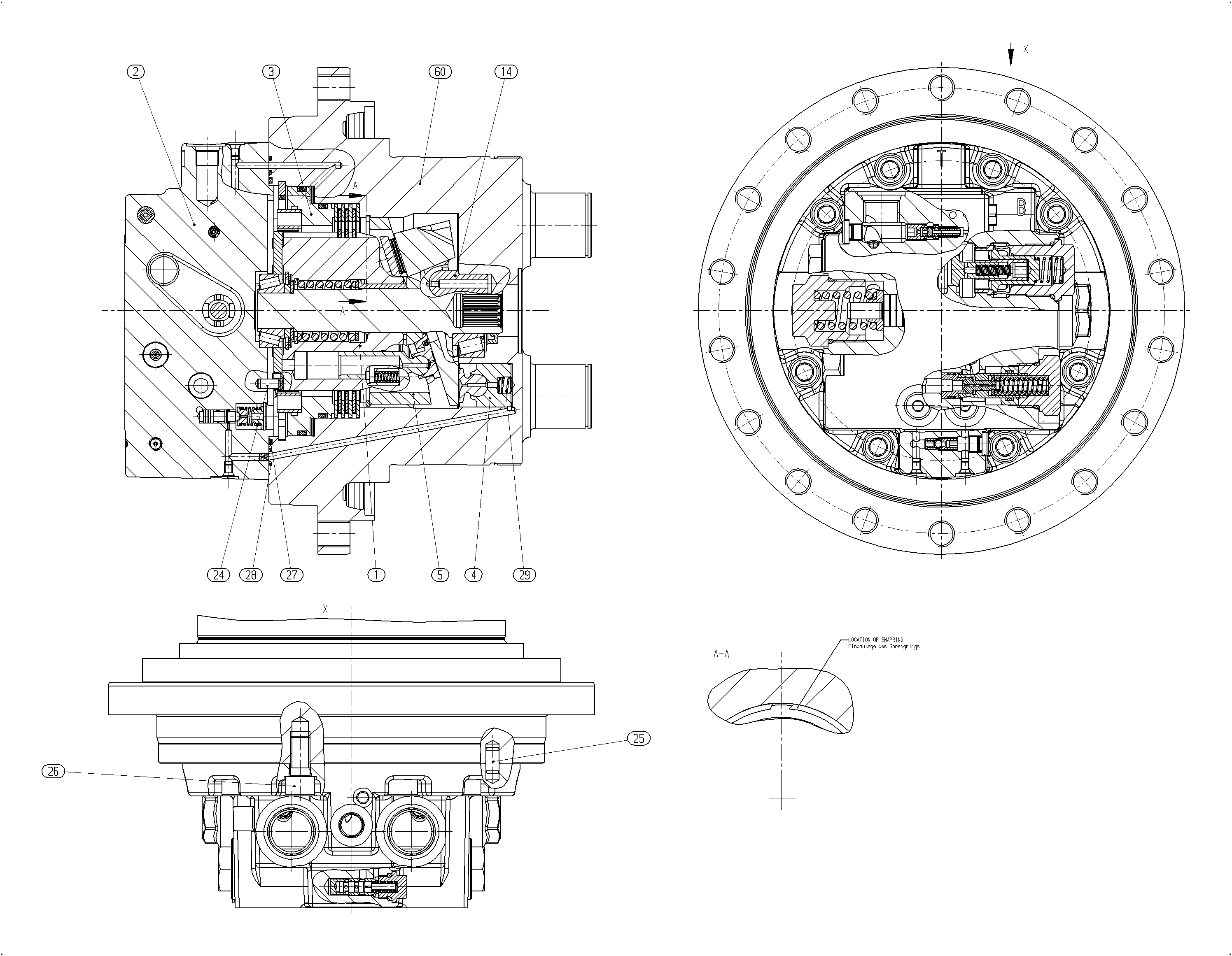 A10VT45HZ/10W225-NN31B010 — Zeichnung