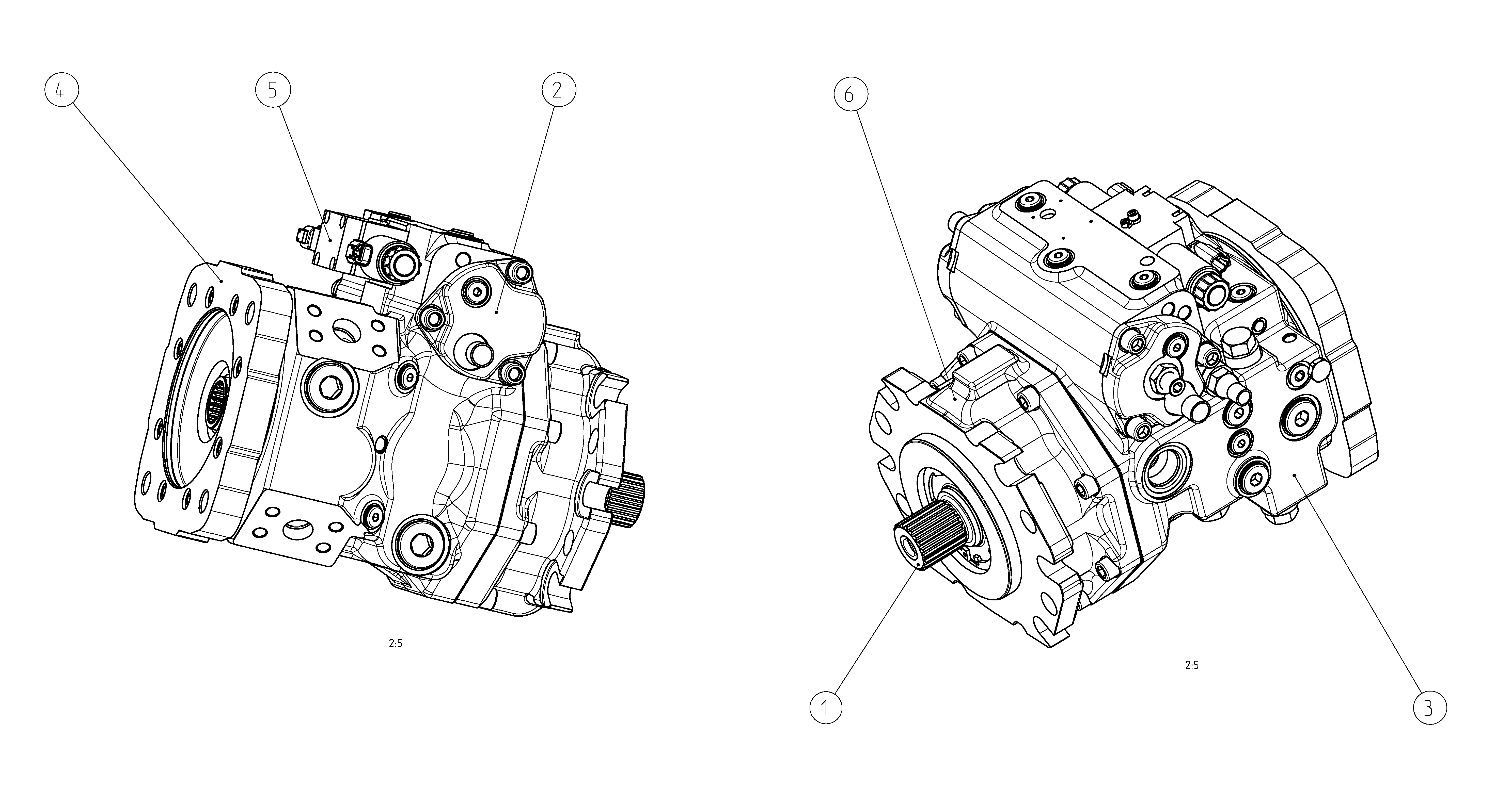 A4VG110EP2DP0B0/40MRND6A11FD4V8AS00-0 — Zeichnung