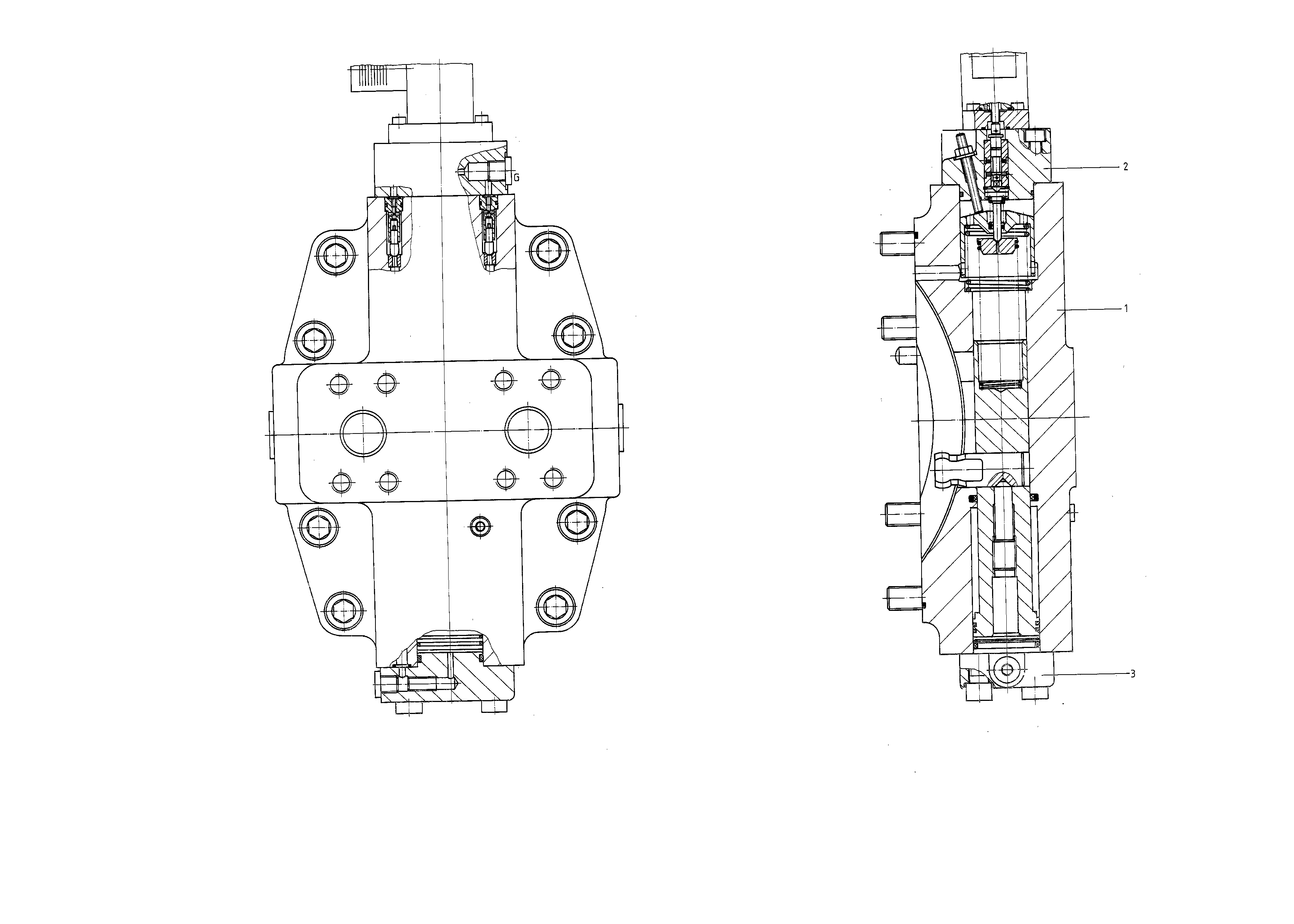 V A6V M 250 EP2 /61-P010B — Zeichnung