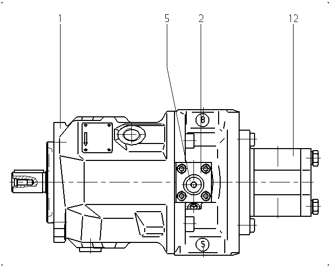 A A10VSO 28 DG /31R-PPA12G30 — Zeichnung