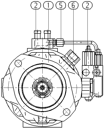 A A10V O100 DFR1/31R-VUC12K52 -SO157 — Zeichnung