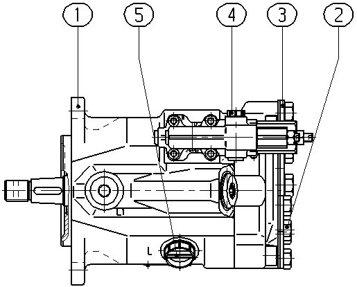 AL A10V O 45 DFR1/52L-VCC11N00 -S2208 — Zeichnung