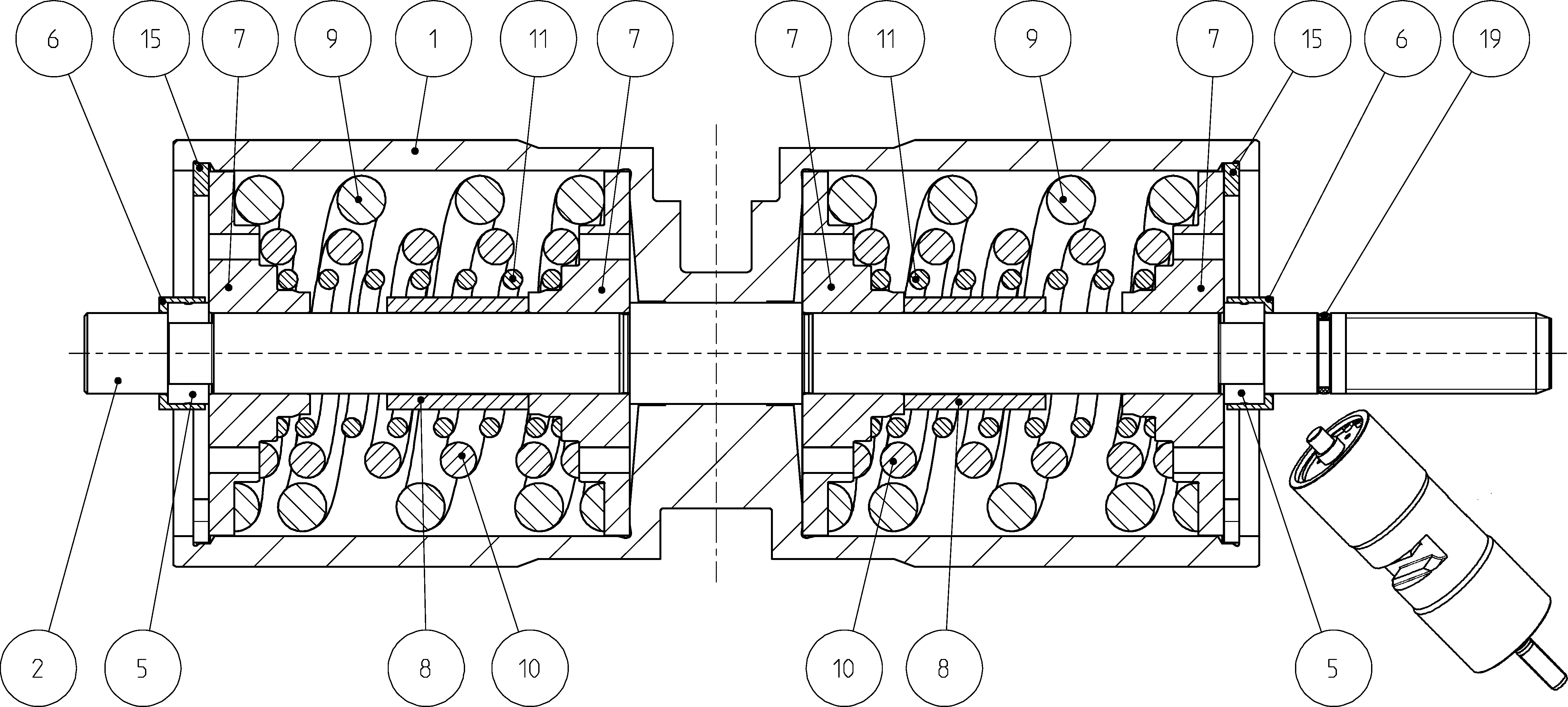 POSITIONING PISTON — Zeichnung