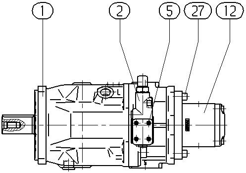 AA10VSO140DRG/31R-VPB12L60 — Zeichnung