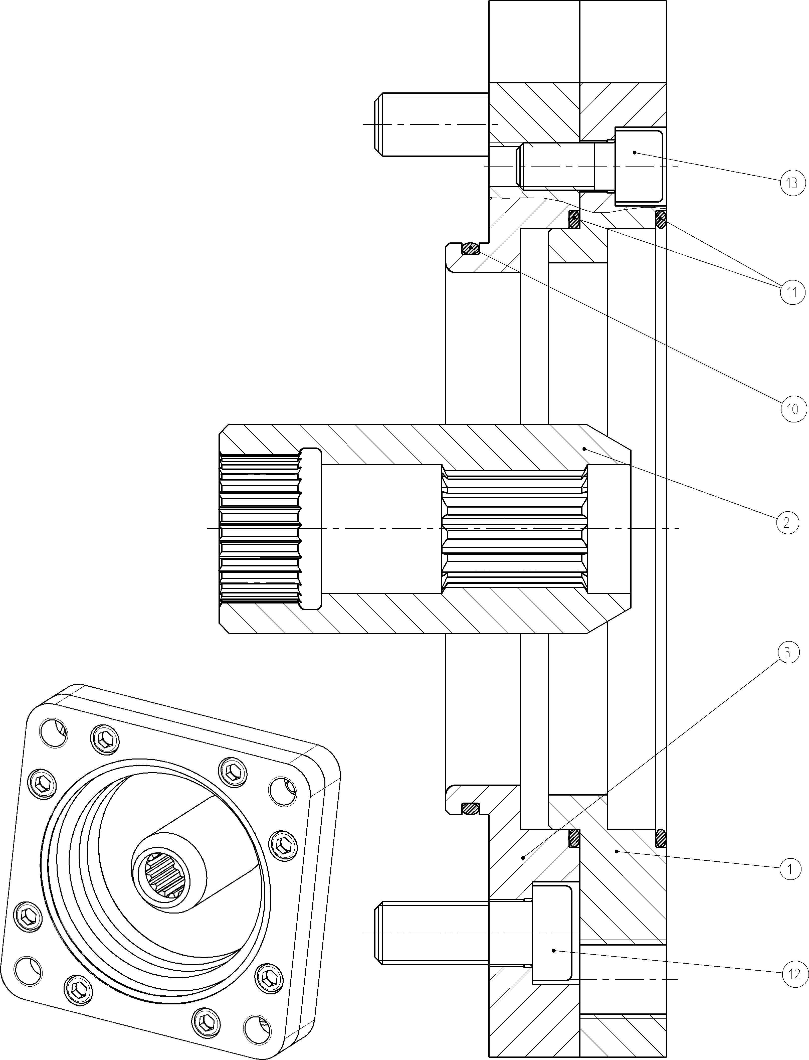 BELL HOUSING — Zeichnung