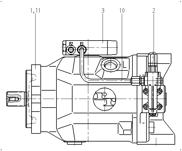 A A10V O100 DFSR/31R-PUC62N00 -SO368 — Zeichnung