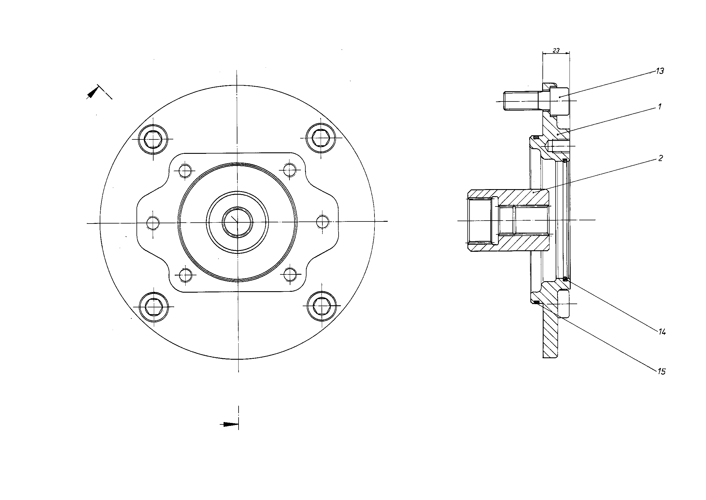 BELL HOUSING — Zeichnung