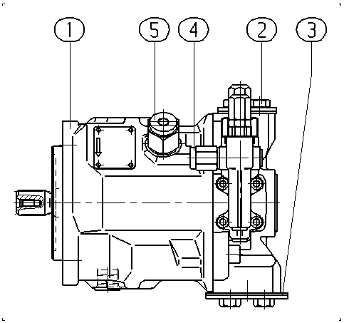 AL A10V O 45 DFR /31R-PSC12N00 -SO413 — Zeichnung