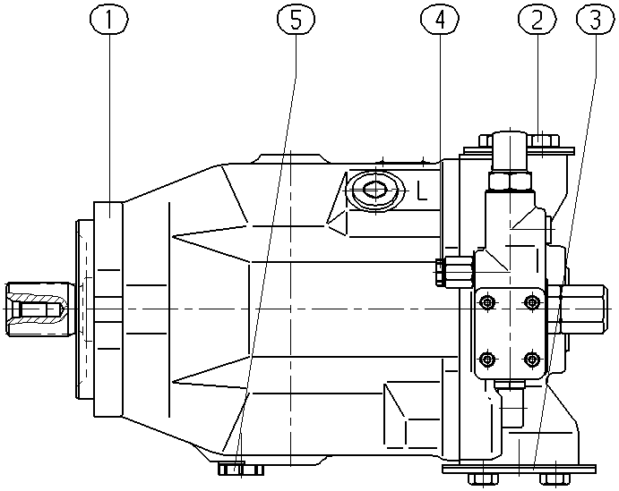 AP A10V O140 DFR1/31R-VUC62N00 ES2258 — Zeichnung