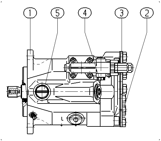 AL A10V O 45 DFR1/52L-VUC11N00 -S1951 — Zeichnung
